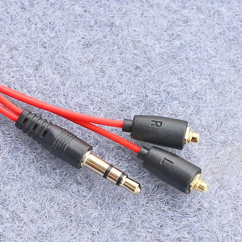 10pcs MMCX Slušalke Kabel 3,5 mm Jack Kratek Zvok Slušalke, Kabel 38 cm
