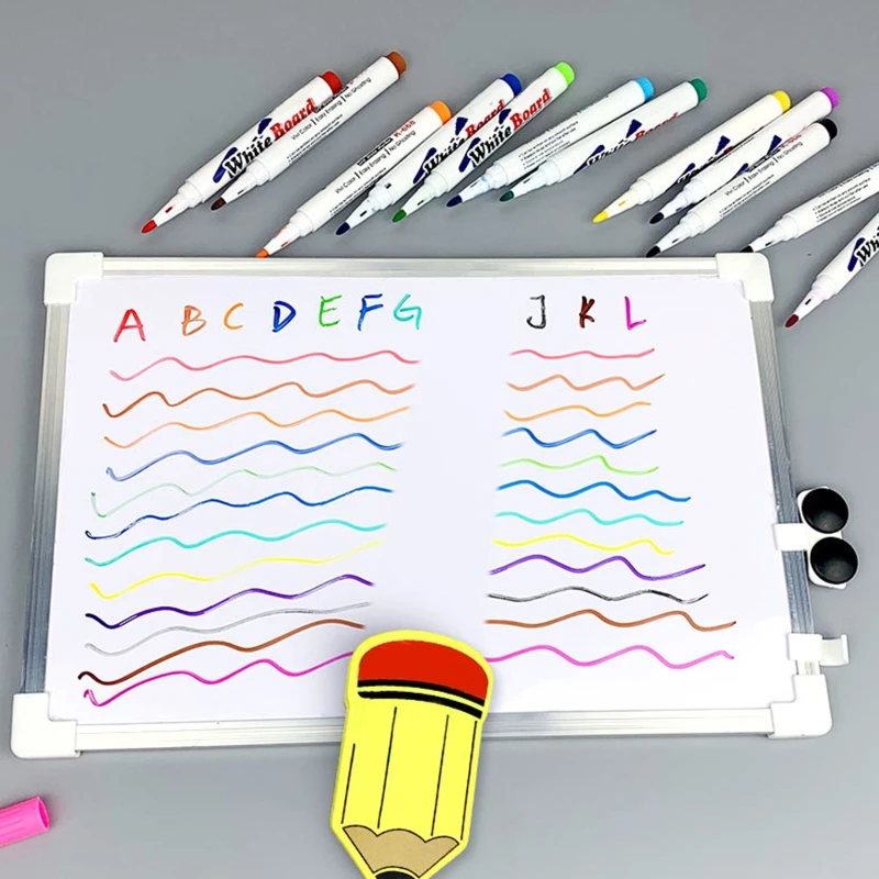 12PCS Barvne flomaster Izbrisljivi Barvite Oznake za Otrok, Odraslih, Kolorit Knjigo Journaling