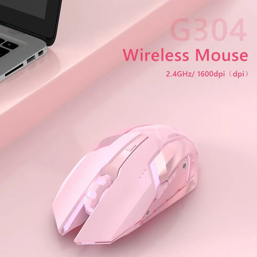 1600dpi Brezžična Polnilna Miška 2,4 GHz 600Mah Gaming USB Izključite Miško Kit