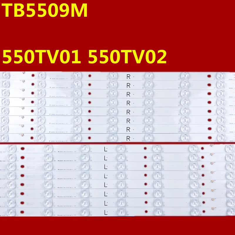 16PCS LED Trak TB5509M V1 V0_0 TX-55AXW634 TX-55DSW504 TX-55DSU501 TX-55DXU601TX-55AXW634 TX-55DX630 TX-55DX650E TX-55DX653E