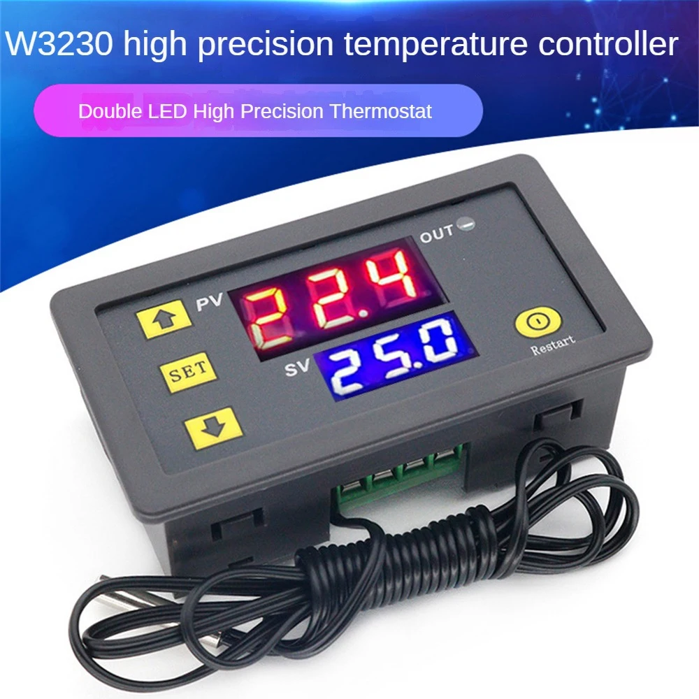 1~7PCS Rele Izhod Digitalni Temperaturni Regulator -55~120C Termostat Regulator Ogrevanja, Hlajenja, Krmiljenje Stikalo 10A 220V/12V 20A