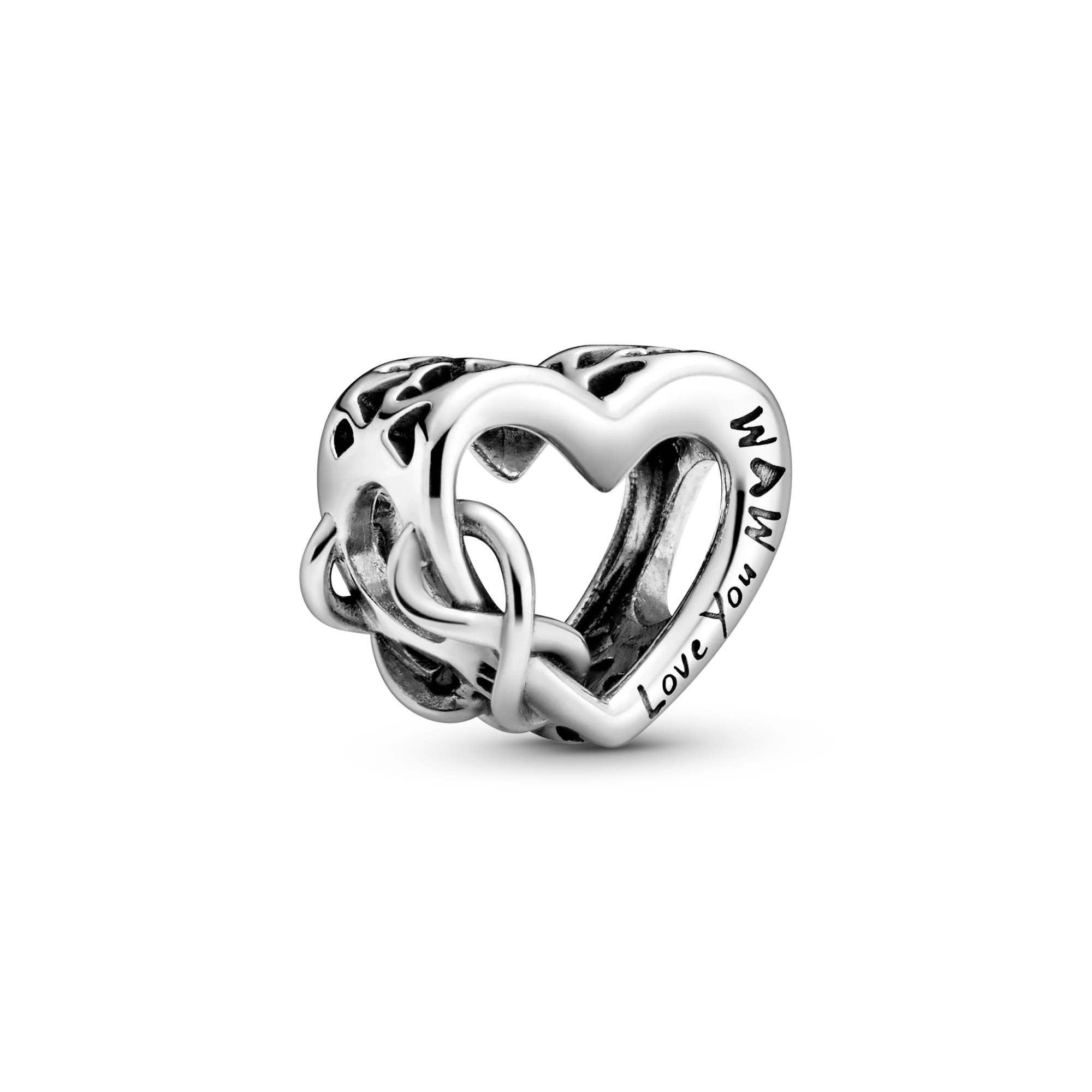 2021 100% 925 Sterling SREBRO čare Ljubezni, ki Jih Mama Infinity Srce Čare fit Original Pandora Zapestnica srebrno 925 nakit