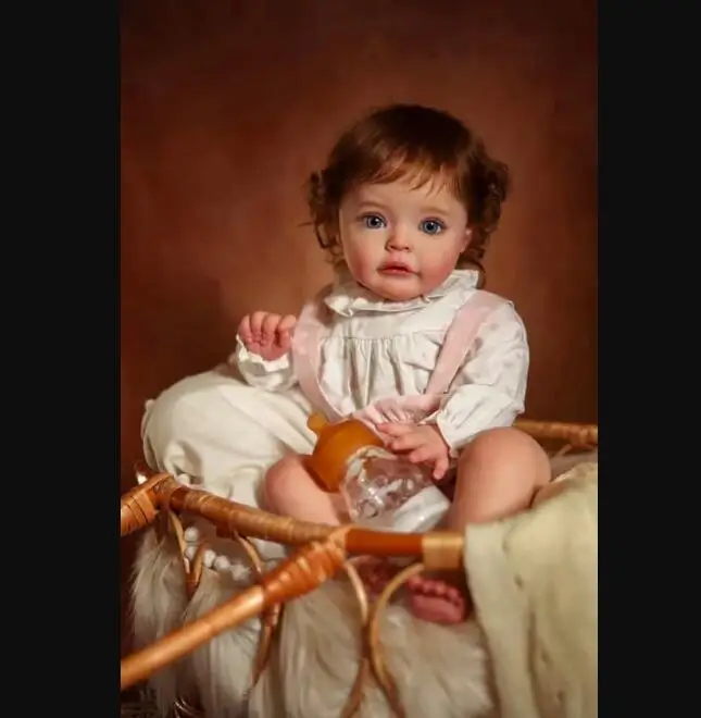 24 Palčni Bebe Prerojeni Baby Doll 3D Naslikal Kože Realne Malčka Dekle Maggie Krpo Telo Silikonski Lutke Otroci Igrače Slika Darilo