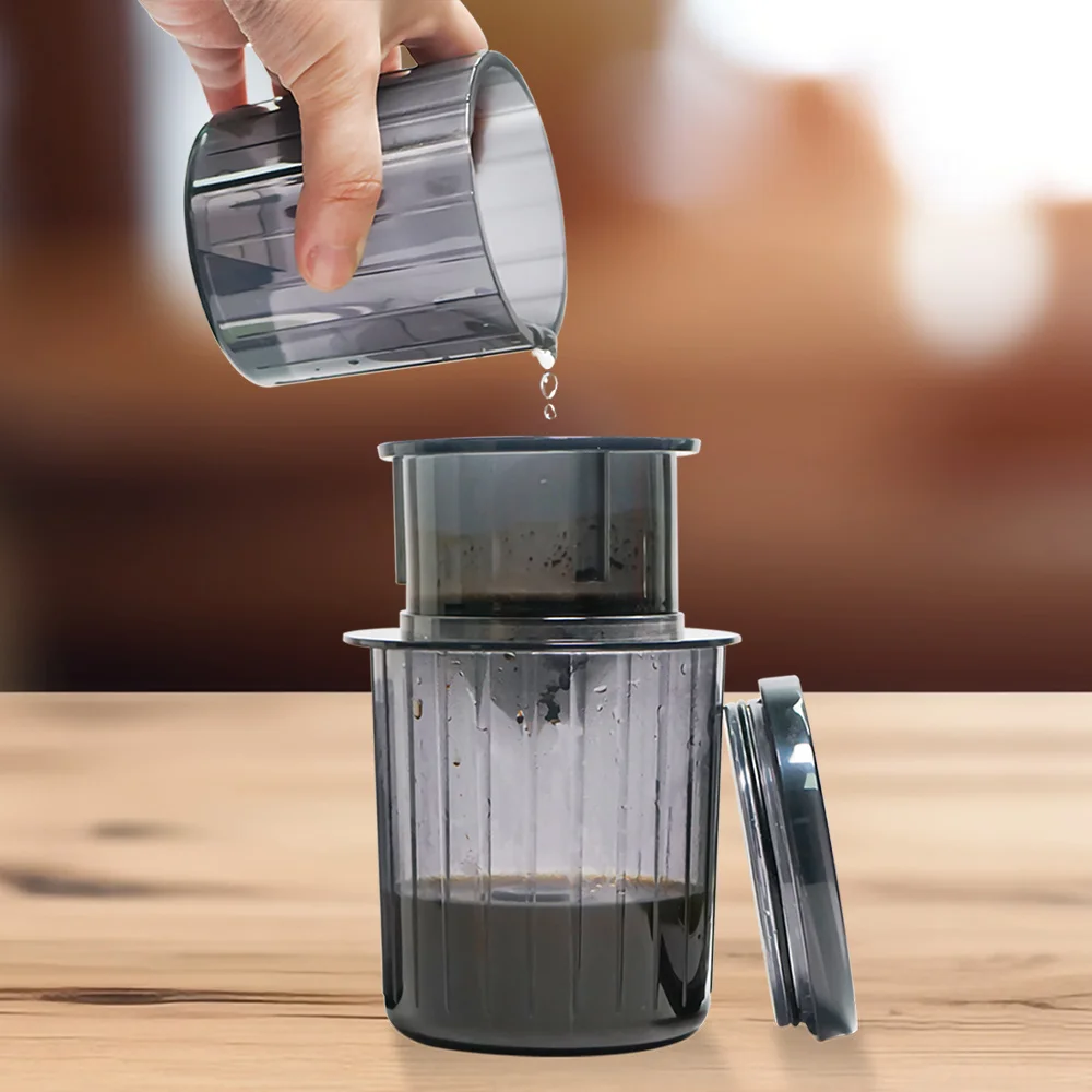 3 V 1 ABS Aparat za Filter Pokal na Prostem Kavo Pot, Prenosni Ročno Kuhana Kava Filter Skodelico Kave Filtriranje Wareset