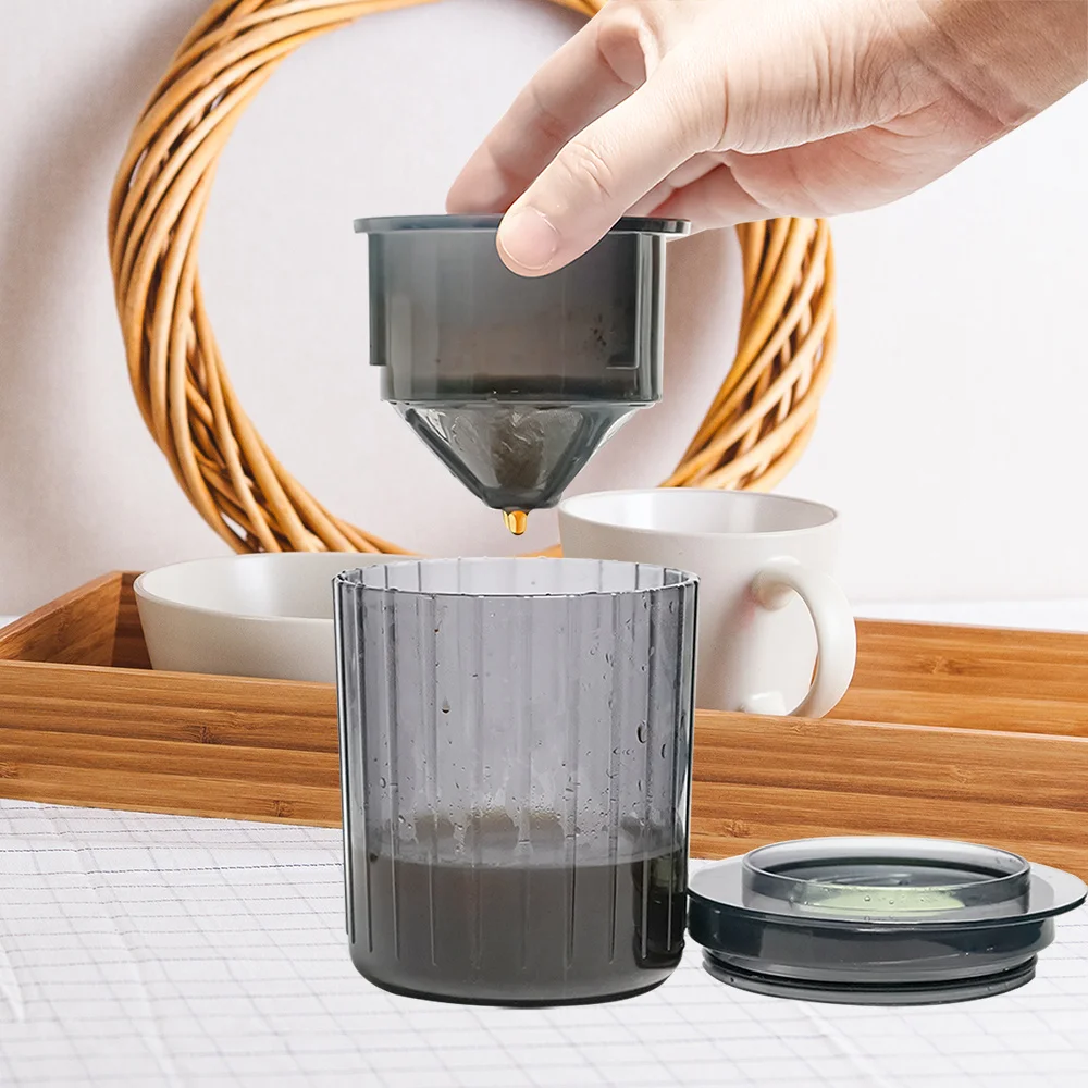 3 V 1 ABS Aparat za Filter Pokal na Prostem Kavo Pot, Prenosni Ročno Kuhana Kava Filter Skodelico Kave Filtriranje Wareset