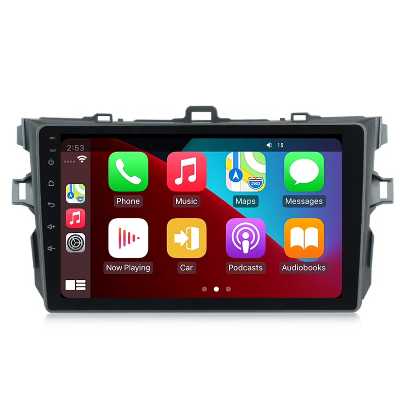 4 core Ram 2G Rom 32 G Avto Player Zgrajena Carplay Auto 9 inch android USB avtomobilski stereo radio za Toyota Corolla 2007-2013