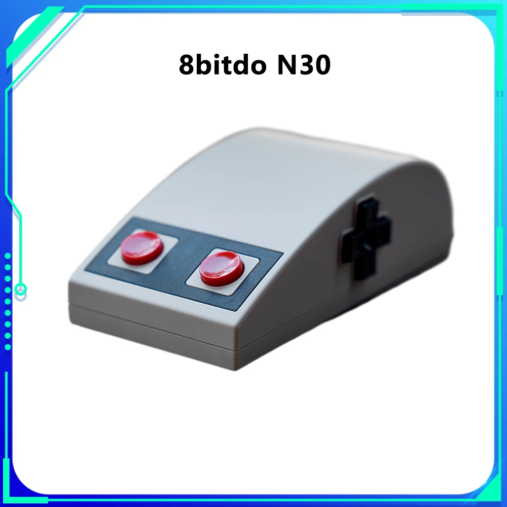 8bitdo N30 2.4 g Wireless Mouse Tiho Optična Miška Retro Mehanske Miši Križ Ključ Z D-Pad Navigacija Za Ios, Windows Darila