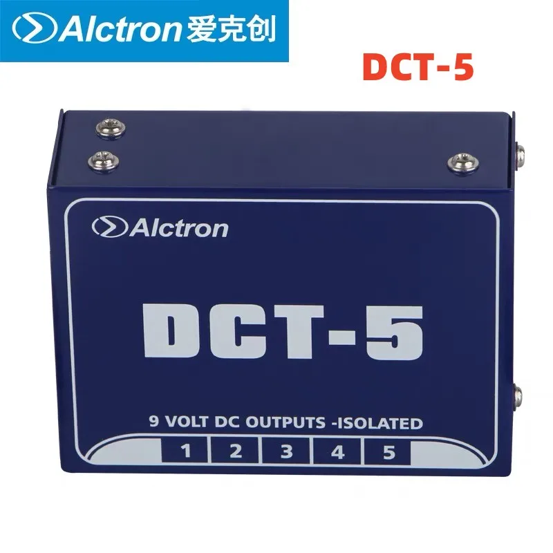 Alctron DCT-5 multi-channel neodvisna zaščita napajanje polje 5-channel 9 volt izhodni učinek moči