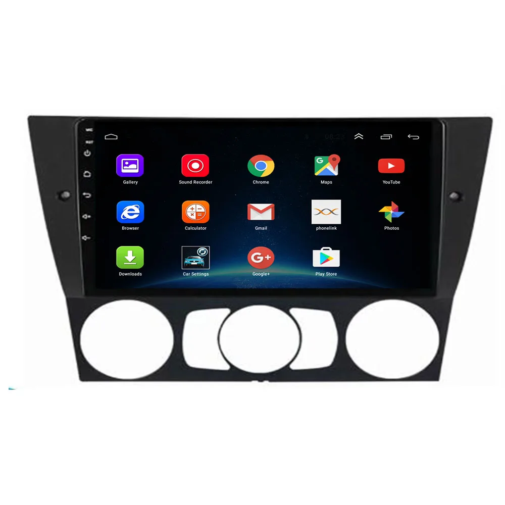 Android 12 Multimedijski Predvajalnik Videa Za BMW E90 E91 E92 E93 3 Serije Avto Radio, GPS Navigacija Stereo Audio (Stereo zvok Vodja Enote NE 2Din DVD