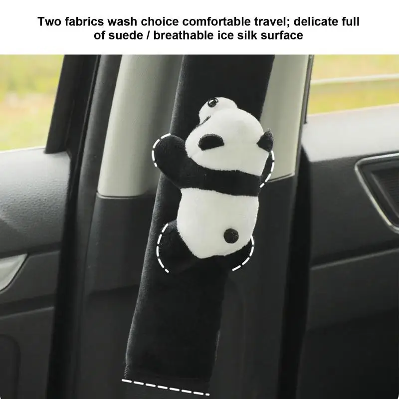 Avto Varnostnega Pasu Blazine Univerzalno Panda Zajema Dihanje Trak Pad Svile Avtomobilske Dobave Okraski Auto Notranje Zadeve Slog