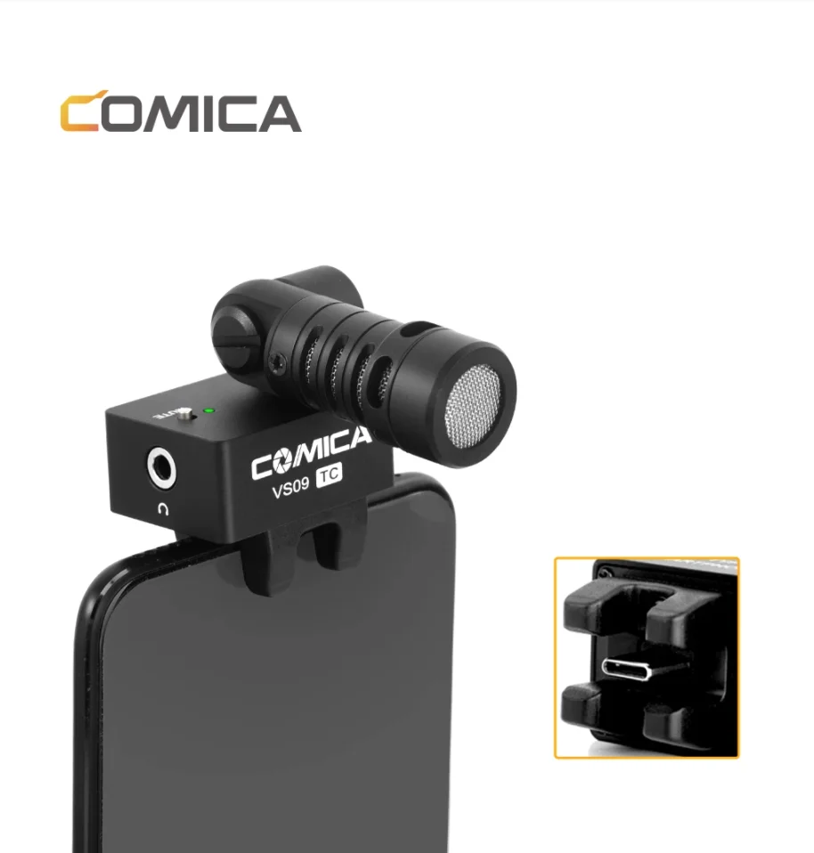 COMICA CVM-VS09 TC Mikrofon 3,5 mm priključek za Huawei Android Telefon TIP-C CVM VS09 MI Mic za Strele iPhone 11 6 7 8 X