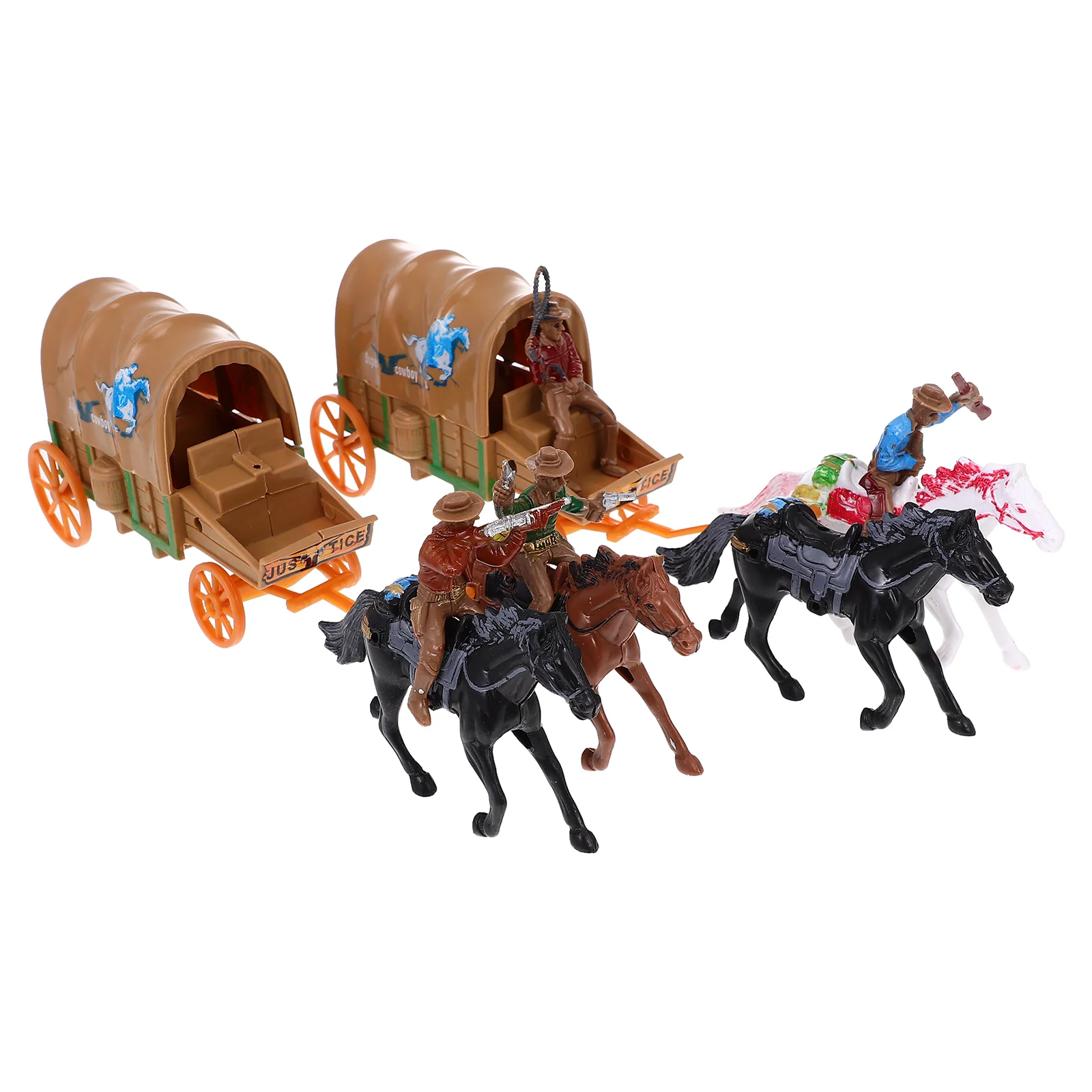 Kavboj Model Igrača Simulacije Prevoz Okras Plastične Igrače Ameriški Plastični Toyssations Dekorativni