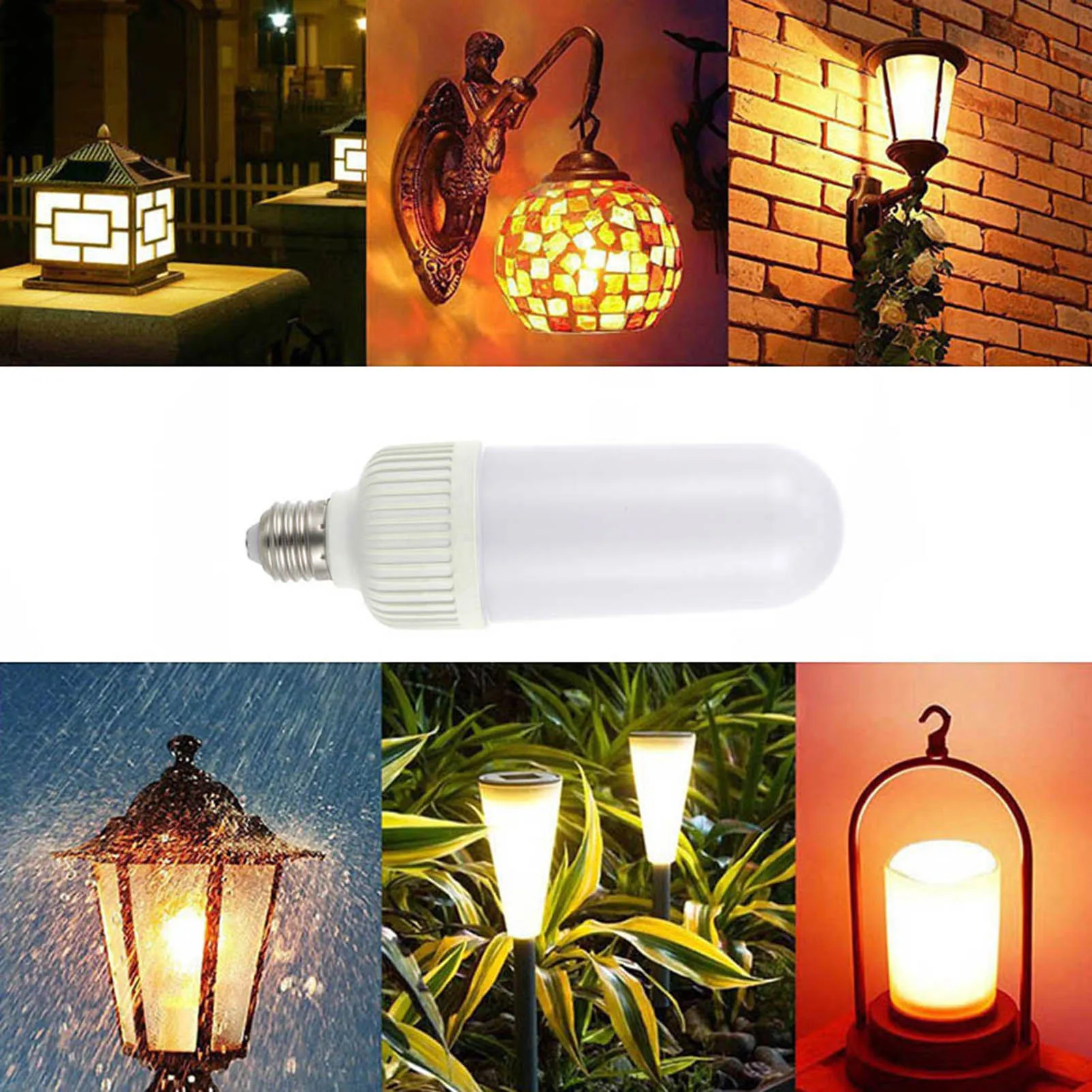 LED Plamen Žarnice Varne in Varčevanja z Energijo Dekorativne Luči za Hotelske Vrtove Poroko