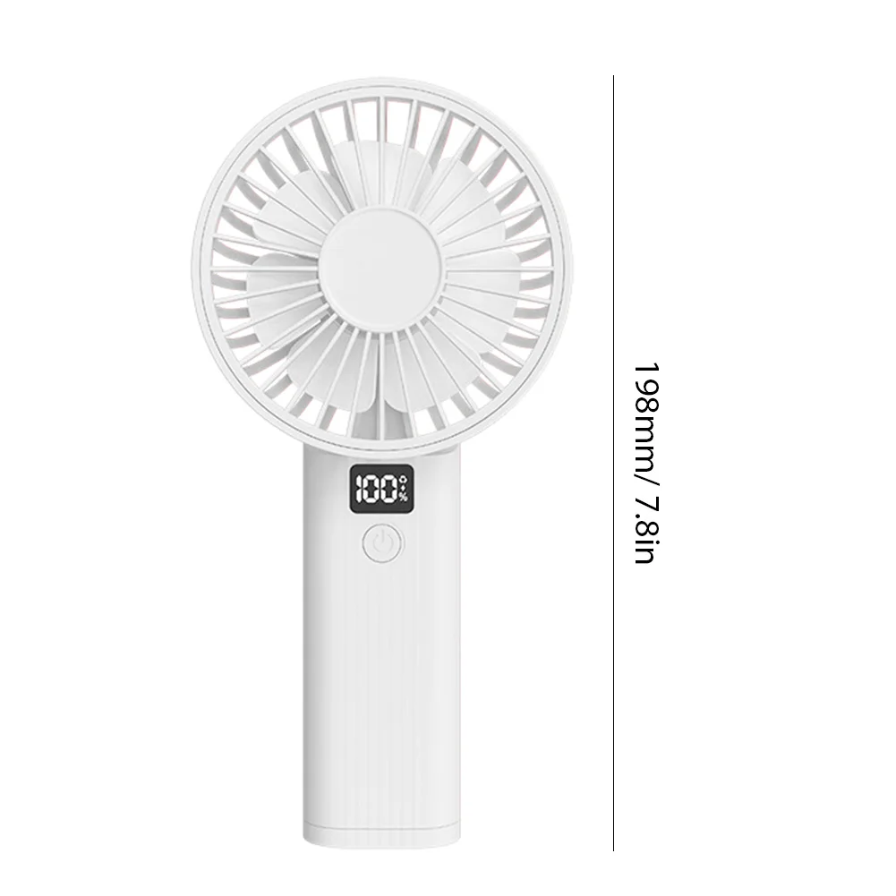 Majhne Osebne Fan 3 Hitrost Zložljiv Vratu Fan Ročni Ventilator USB Polnilne Prenosni Ventilator Zaslon za Potovanja Urada na Prostem