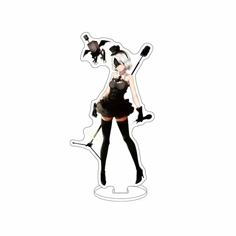 NieR:Automata Anime Igra Akril Stojalo Model Igrače Dekle 2B Akcijska Figura, Namizno Dekoracijo Krožnika Zbirateljske Za Prijatelja Navijači Darila
