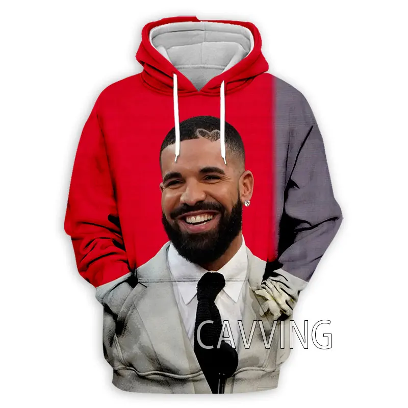 Nova Moda Rapper Drake 3D Tiskanih Obleke Ulične Moški/ženske Hoodies Majica Fashion Hoody Kapičastih Pulover Vrhovi H02