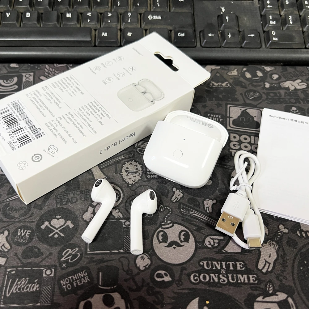 Novo Redmi Brsti Brezžične Bluetooth Slušalke z Dvojno Mic Vodotesne Slušalke Glasbe Čepkov Touch Kontrole za Šport Telovadba
