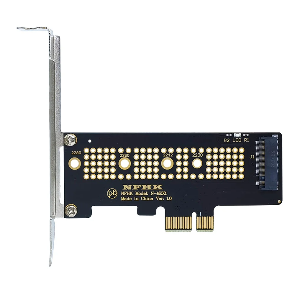 NVMe PCIe M. 2 NGFF SSD za PCIe X1 vmesniško Kartico PCIe X1 na M. 2 Kartica Podpora 2230 2242 2260 2280 Velikost NVMe M. 2 SSD