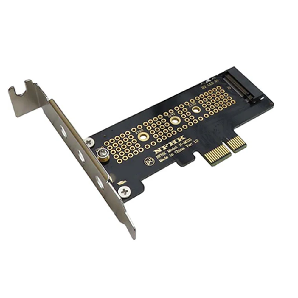 NVMe PCIe M. 2 NGFF SSD za PCIe X1 vmesniško Kartico PCIe X1 na M. 2 Kartica Podpora 2230 2242 2260 2280 Velikost NVMe M. 2 SSD