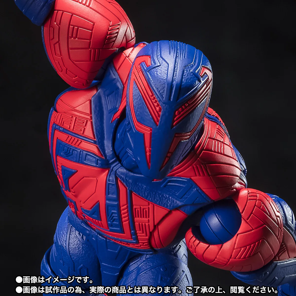 Original Anime Marvel S. H. Figuarts Spider-Man 2099 Spider-Man:Čez Spider-Verz PVC Otroci Igrače SHFiguarts Dejanje Slika