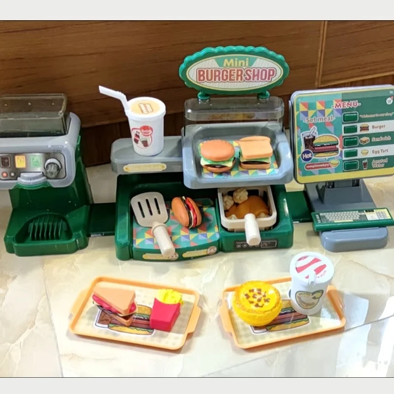 Otroci Igrajo Hiša Igrača Mini Hrane Simulacije Supermarket Lahko Scan Multi Funkcija Za Zvok, Svetlobo Blagajno Otroci Igrače Božič Darilo