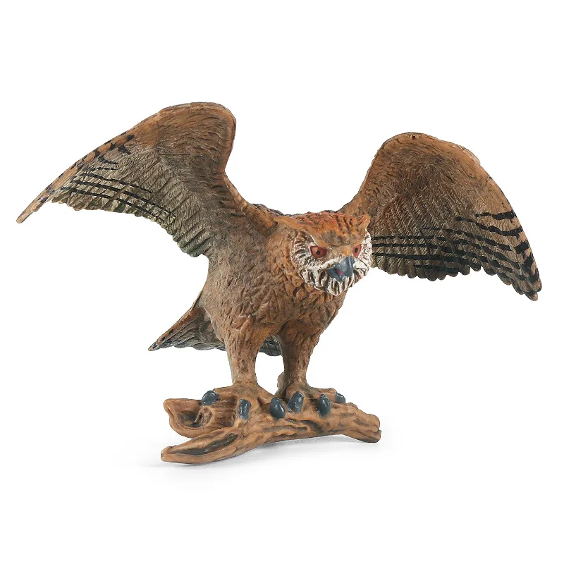 Otrok Simulacija Trdno Ptic, Živali Model Dekorativni Okras Sova Plastična Igrača Živali