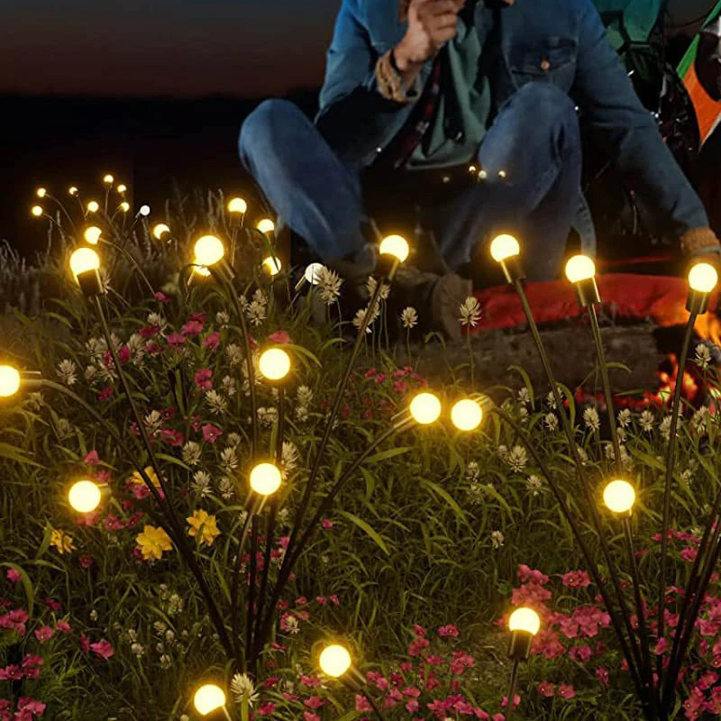 Sončne Firefly Luči Prostem Vrt Okras Pokrajine Svetlobe, Vrtne Svetilke Državo Hišo Terasa Balkon Dekor Lučka Ziblje Svetlobe