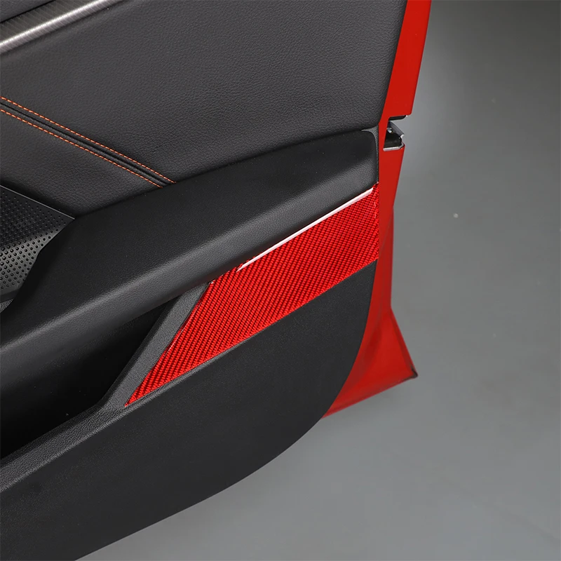 Za BMW 2 Serija 2020-2023 Mehko Ogljikovih Vlaken Notranja Vrata Dekoracijo Nalepke Plošča Avto Dodatki