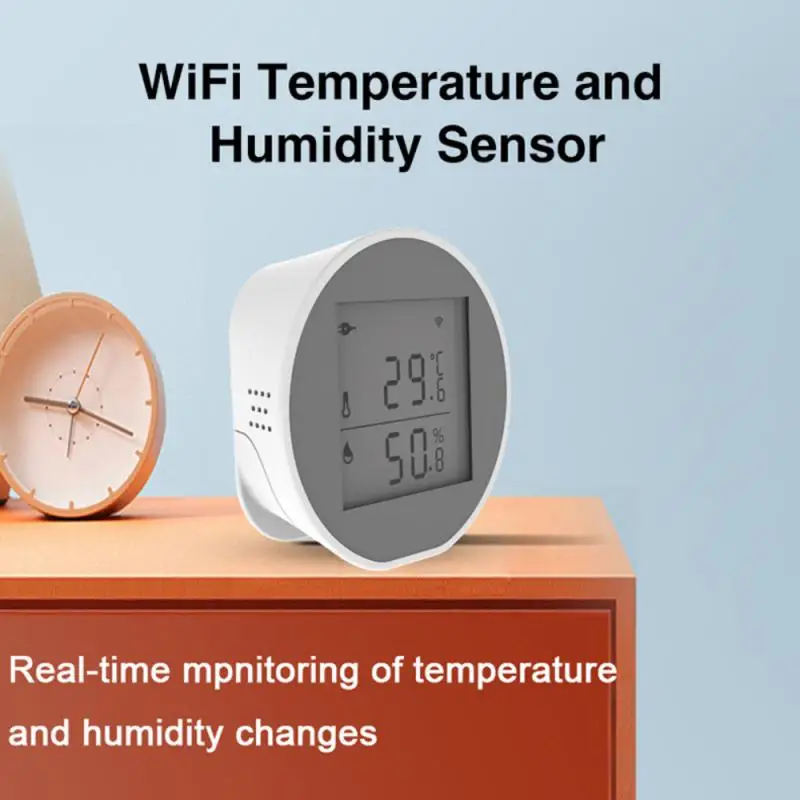 Za Klimatska Naprava Senzor Tuya Smart Zaprtih Higrometer Zaslon Podpira Usb Napajanje Lcd Infrardeči Daljinski Upravljalnik Pametni Dom