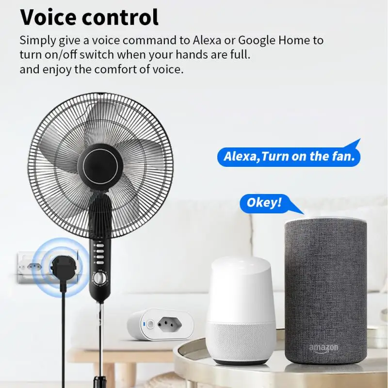 Združljiv Z Glasovnimi Pomočniki Nadzor Alexa Google Smart Plug Eleganca Načrt, Wifi Vtičnice Priključite Izboljšanje Vašega Pametnega Doma Trajne