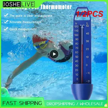 1/2PCS Praktično Bazen Plavajoči Termometer Multi-funkcionalne Trajne Spa jacuzziju Ribniki za Merjenje Temperature Merilnik