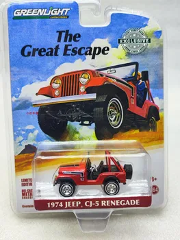 1:64 1974 Jeep Renegade - Veliki Pobeg Diecast Kovinske Zlitine Model Avtomobila Igrače Za Darilo Zbirka