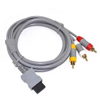 1,8 M 3 RCA Kabel za Nintendo Wii krmilnikom Konzole Avdio Video Kabel AV bo Kabel kabel