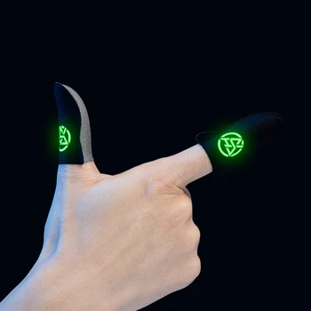 1 Par na Zaslonu na Dotik Palca Rokavice Dihanje Znoj Dokaz Svetlobna Gaming Prst Palec Rokav 0,3 mm Ultra-tanek za Mobilne PUBG