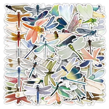 10/30/60pcs Insektov Original Dragonfly Grafiti Nalepke Ustvarjalne Album Diy Telefon Nepremočljiva Laptop, Avto Nalepke za Dekoracijo