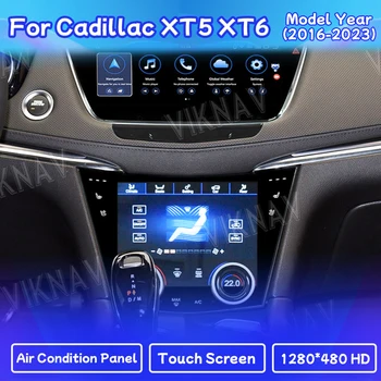 10.4 Palčni AC Plošča Za Cadillac XT5 XT6 2016-2023 Podnebnih Temperatura prostor za Sedenje Nadzor klima Odbor LCD-Zaslon na Dotik
