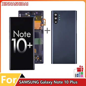 100% Preizkušen OLED Za Samsung Galaxy Note 10 plus N975F N976N Zaslon, Zaslon na Dotik, Računalnike Nadomestni Deli, Z Okvirjem