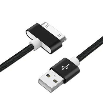 1M 2M Kabel USB Hitro Polnjenje za iPhone 4 4s, 3G, 3GS, iPad 1 2 3 iPod Nano dotik 30 Pin Original Polnilec Adapter Kabel za Sinhronizacijo Podatkov