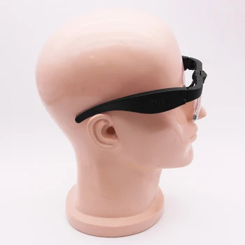 2.0 X 3.0 X 4.0 X Glavo Gori Povečevalna Očala z 3 LED Luči Osvetljena Povečevalna Očala Prenosna Zložljiva za Starejše Branje