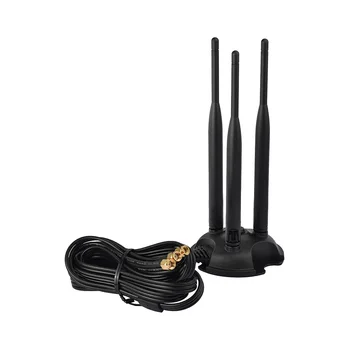 2,4 GHz 5GHz Dual Band Anteno WiFi,RP-SMA Antena za PC Namizni Računalnik,WiFi Brezžični Usmerjevalnik,Zunanji USB WiFi Adapter