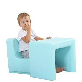2022 Vroče prodaje Okolju prijaznih PU usnje multi-funkcionalne Otrok rožnato, kavč set / kavč, stol in mizo