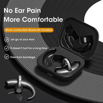 2023 Novo TWS Slušalke Kostne Prevodnosti Posnetek Uho Bluetooth 5.3 Slušalk, ki Niso v Uho Šport Hrupa Preklic Bluetooth Slušalke Čepkov