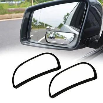 2pcs Pravokotnik Big Stick Avto Blind Spot Ogledalo brez okvirjev Pomožne Rearview Mirror Auto motorno kolo Avto Ogledala Dodatki