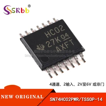 50pcs/ veliko Izvirnih Verodostojno SN74HC02PWR TSSOP-14 Štiri-pot 2-Vhodnih pozitivno in ne-vrata čip