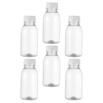 6 Kos Steklenice Vode Za Otroke Mleka Steklenico Za Večkratno Uporabo Praznih Steklenic Prenosni Sok Majhne Pokrovi Vode Pet Otrok