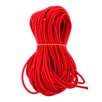 6 mm 50 Elastična Šok Kabel Vrv za Kampiranje, Čolnarjenje,, Krošnjami