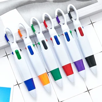 7PCS Planinarjenje sponke štiri barve skoki plastični kemični svinčnik Prenosnih pocket pero pero Darilo