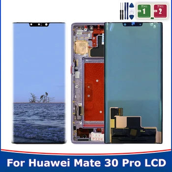 AAA+ OLED Zaslon Za Huawei Mate 30 Pro LCD Zaslon na Dotik, Računalnike Zbora Za Huawei Mate30Pro LIO-L09 L29 AL00 Lcd Zaslon