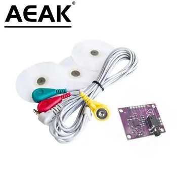 AEAK Ekg modul AD8232 ekg merjenje utrip srca, ekg spremljanje senzor modul za vgradnjo v vozilo