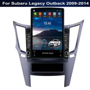 Android 12 avtoradia Za Subaru Outback Impreza Zapuščina 2009-2014 LHD Avto Večpredstavnostna Tesla Vetical Zaslon tipka Navi Stereo